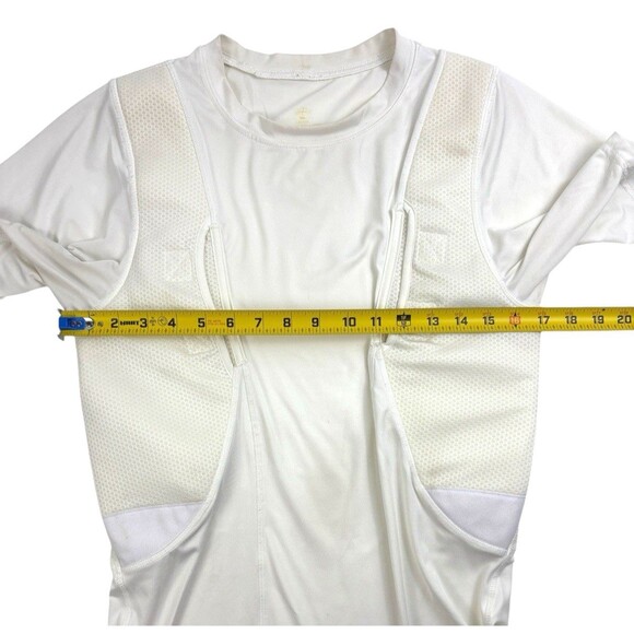 Holster Concealed Carry Compression Shirt Stretch Guns Firearms White CCW L - Picture 5 of 6